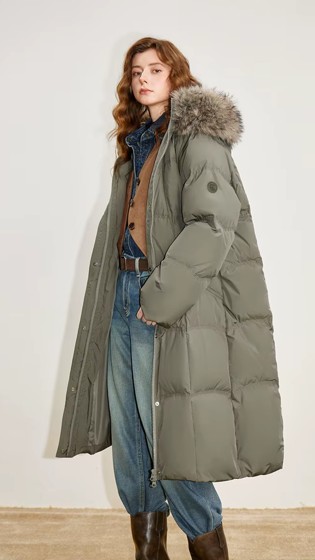 Long Duck Down Coat