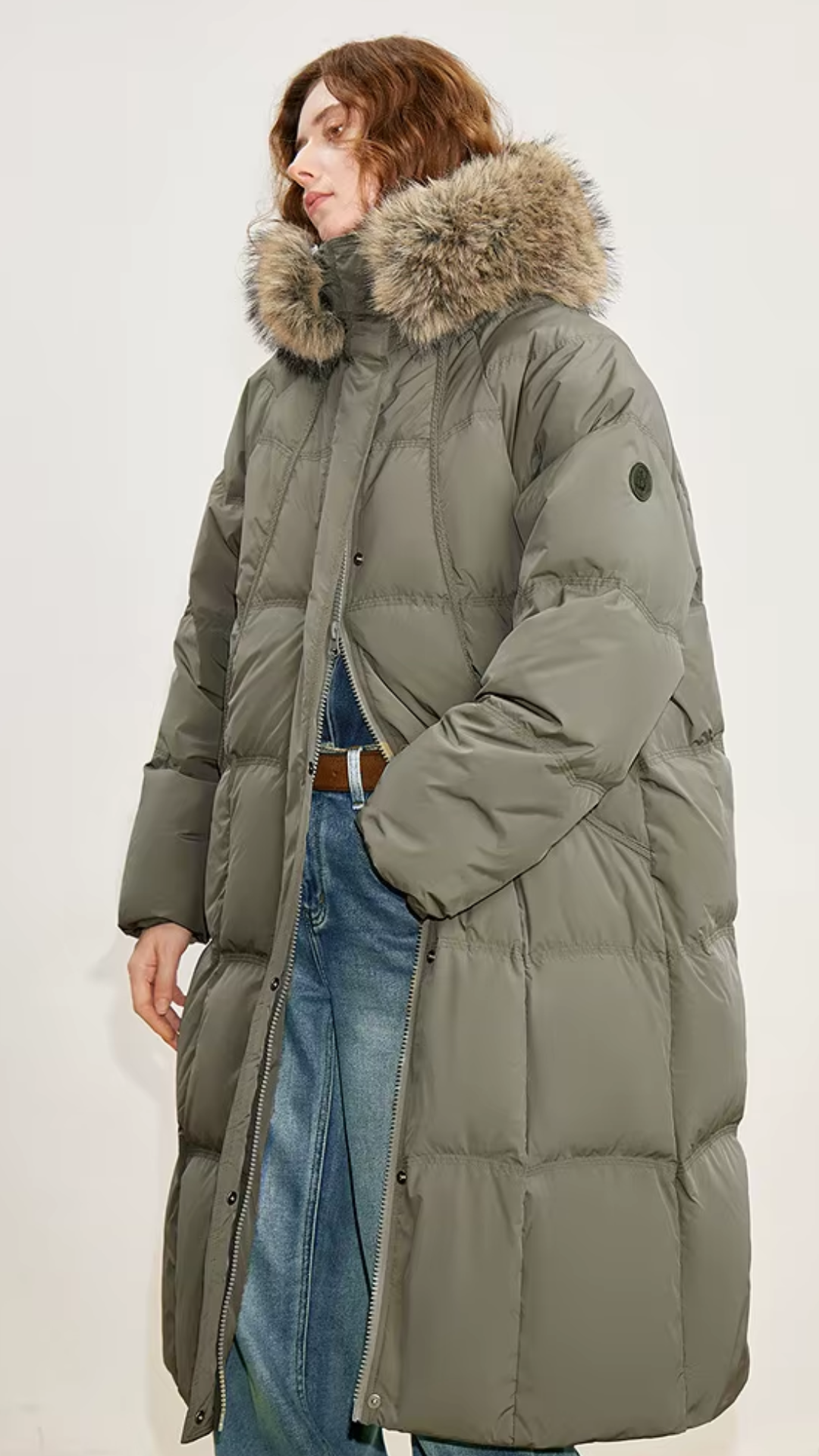 Long Duck Down Coat