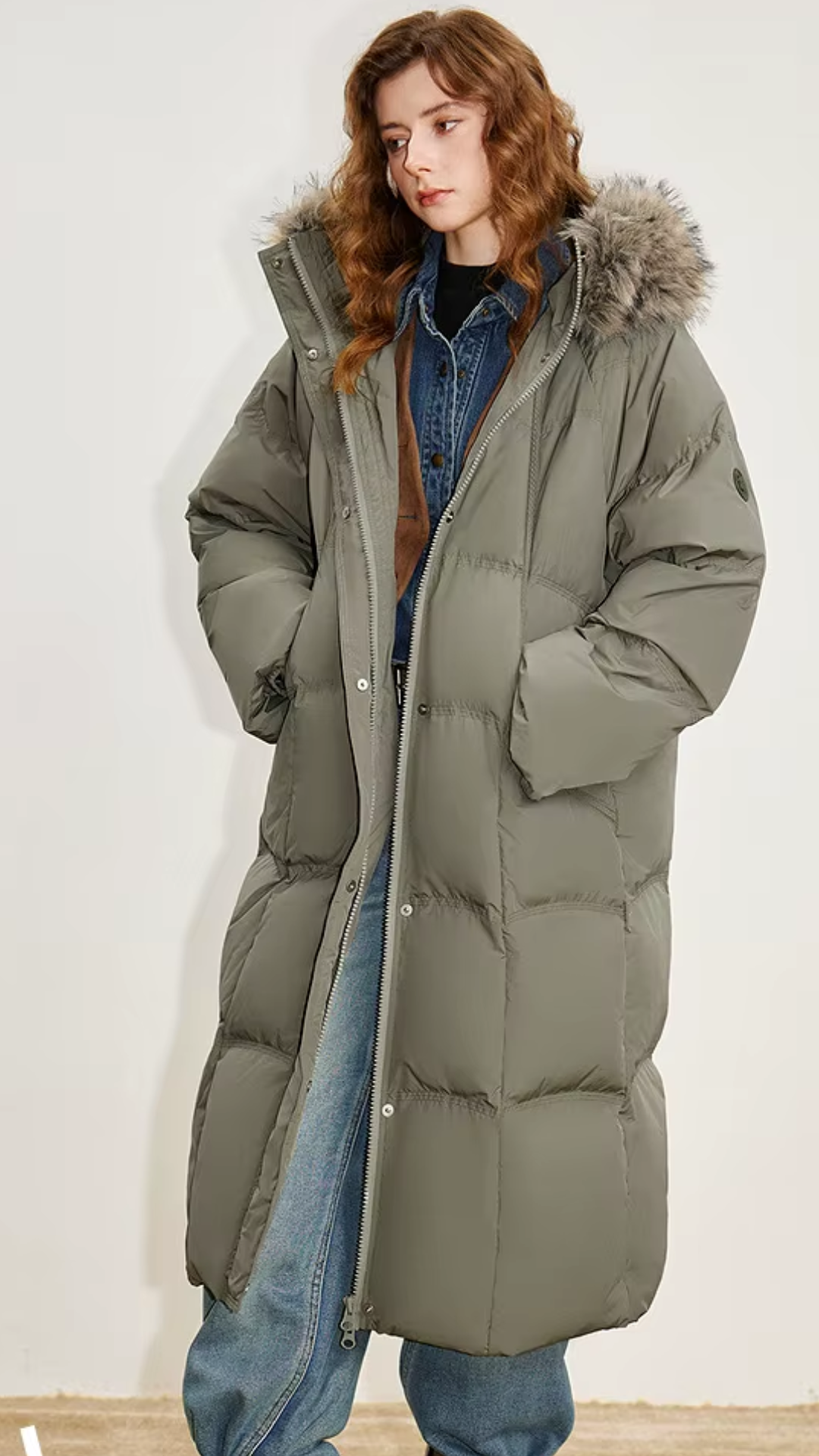 Long Duck Down Coat