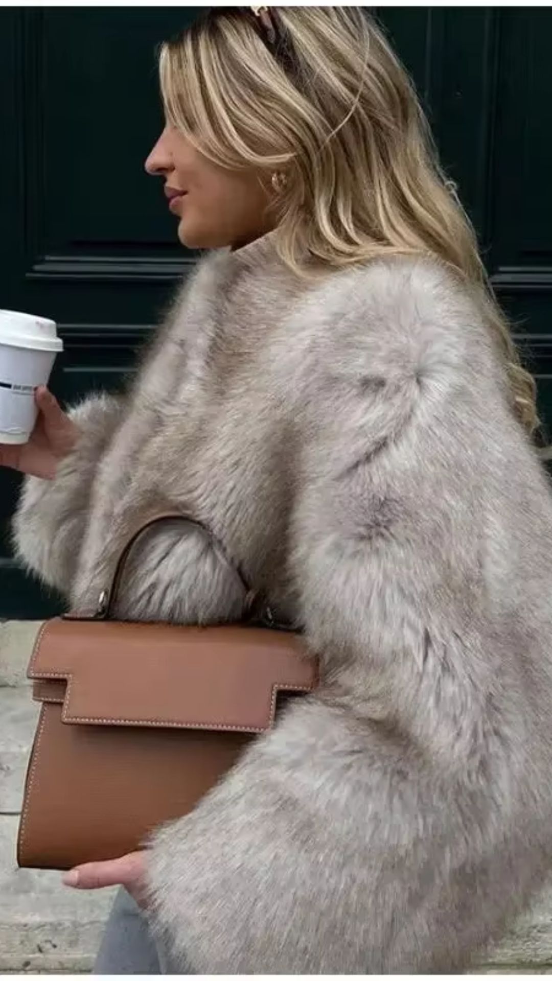 Faux Fur Coat