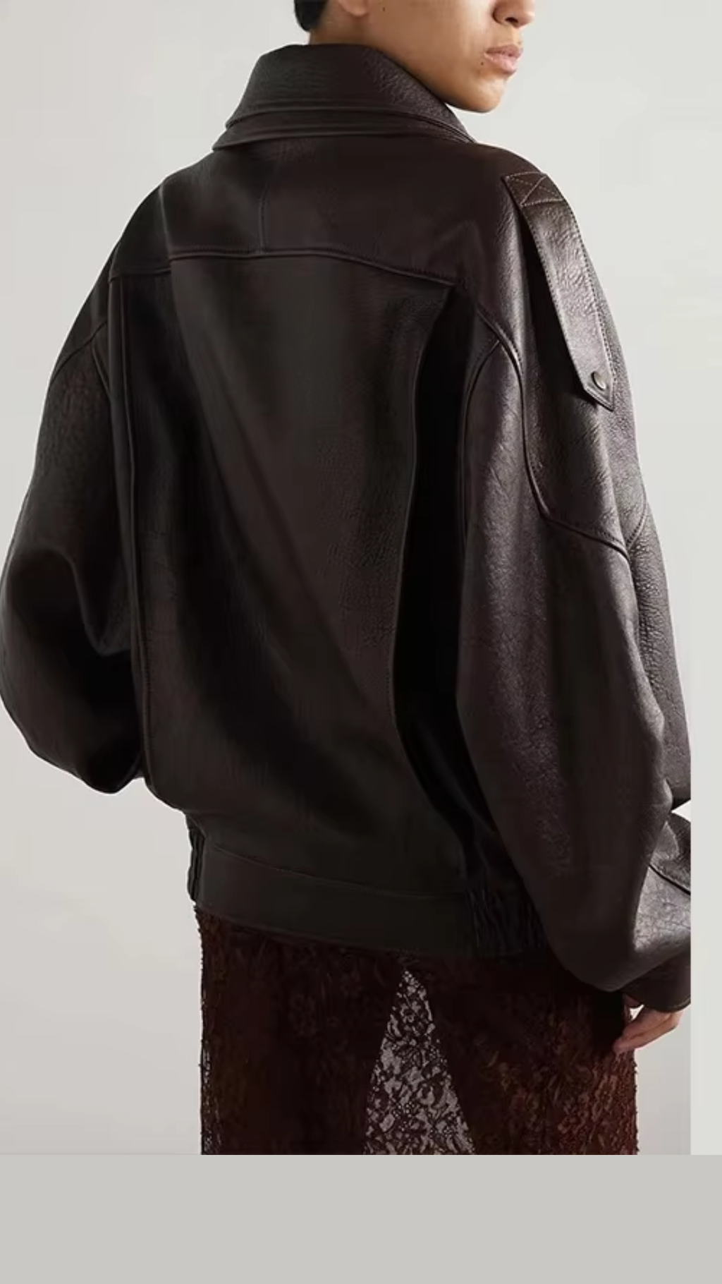 Vintage Leather Brown Jacket
