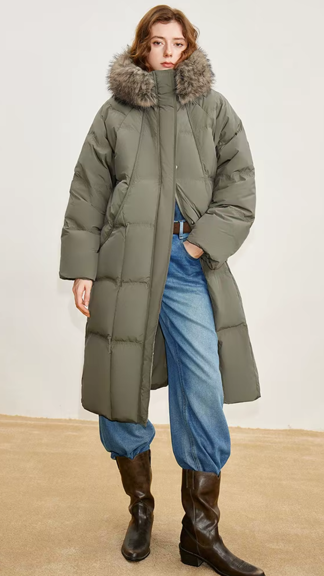 Long Duck Down Coat