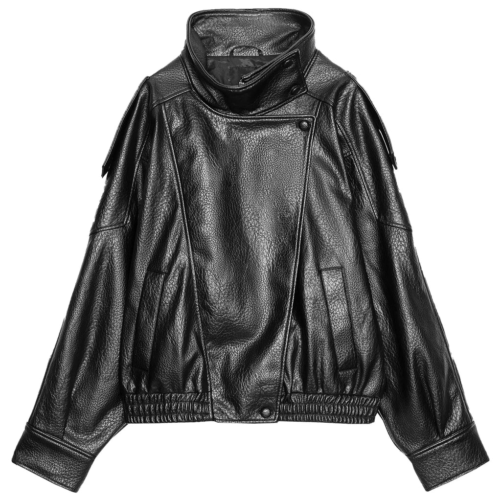Faux Leather Jacket