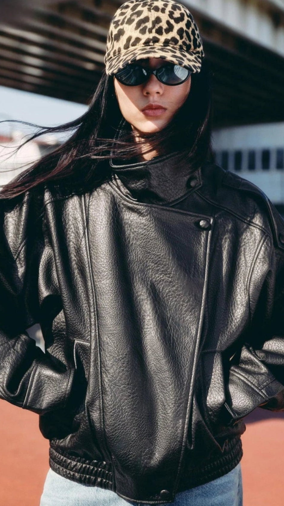 Faux Leather Jacket