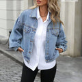 Light Blue Short Denim Jacket