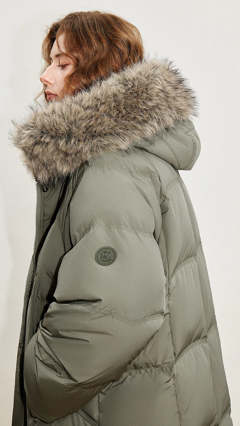 Long Duck Down Coat
