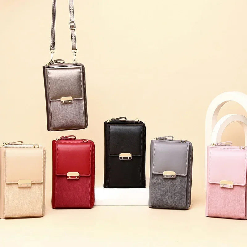 Mini Square Lock Crossbody Bag
