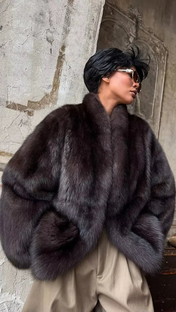 Faux Fur Coat
