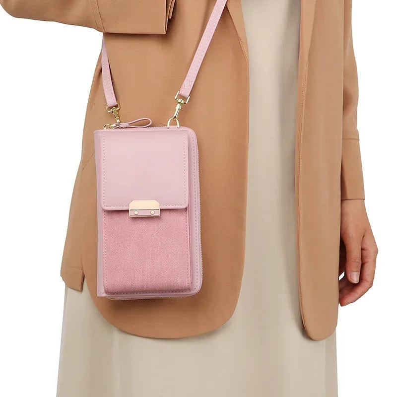 Mini Square Lock Crossbody Bag