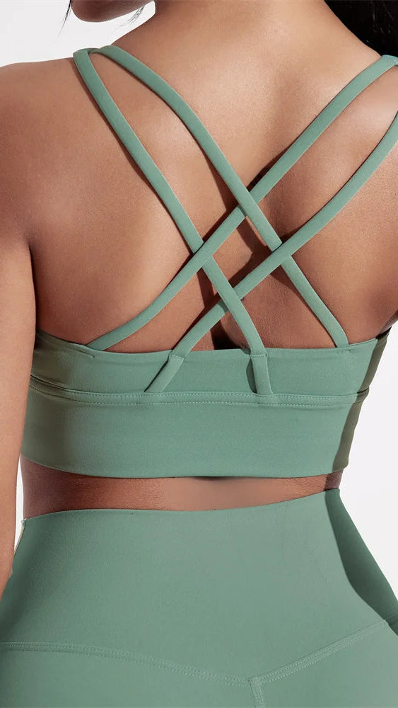 Cross Back Sports Top